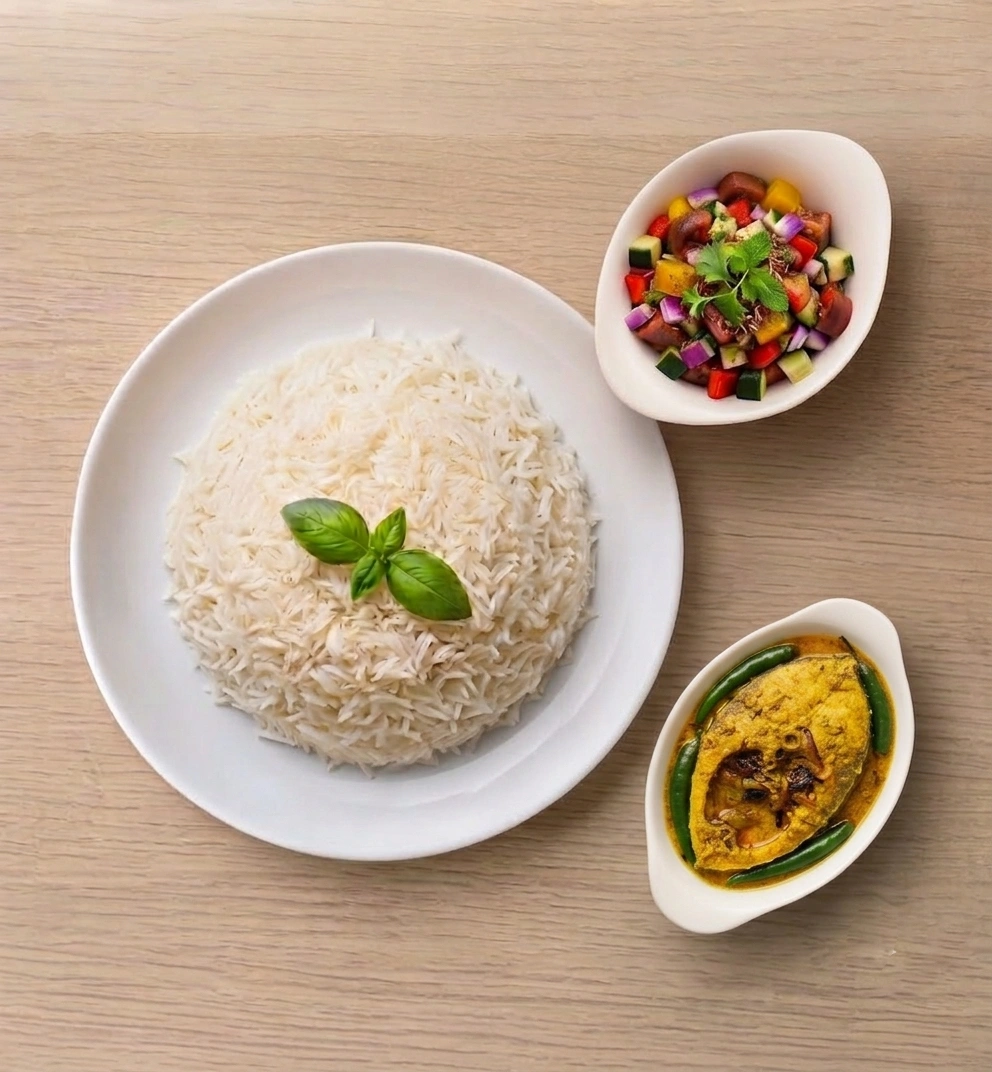 Ilish Fish White Rice